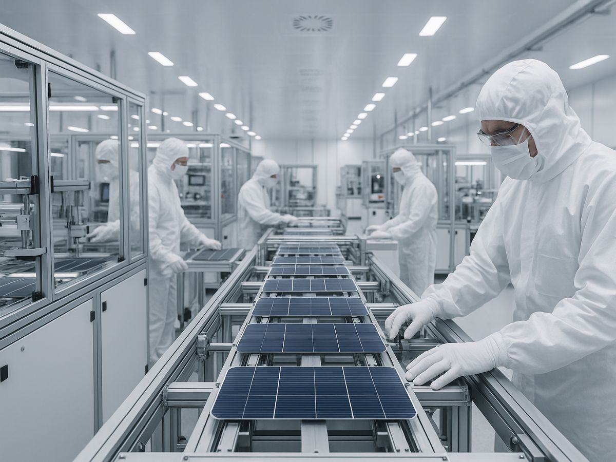 N-Type TOPCon solar cell testing at Involt Energy
